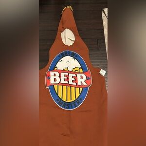 Brown Beer Bottle Costume and fireball costume